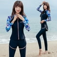 thumbnail image 4 of Sunscreen Swimsuit, Women'S Split Surfing Quick Drying Diving Suit, Long Sleeved Pants, Hot Spring Jellyfish, 4 of 5