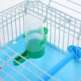 thumbnail image 3 of Pawsdot 1Pcs Portable Bird Cage for Small Animals Travel Rectangular Blue ABS Iron, 3 of 8