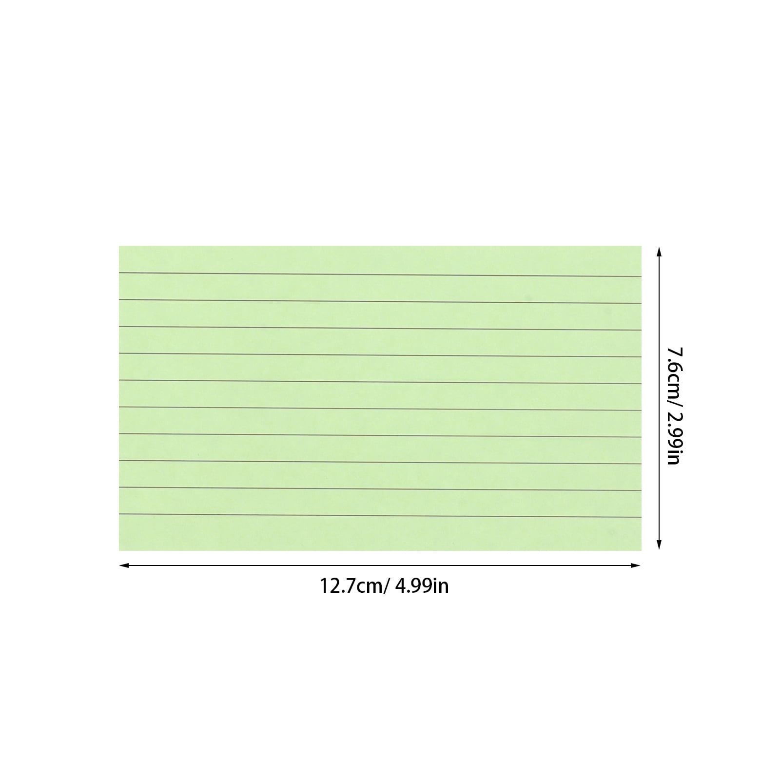 Luxshiny 600Pcs Multi Colored Index Cards Heavyweight Cardstock with Ruled Lines for Study and Office Organization