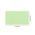 thumbnail image 2 of WRITWAA 600pcs Ruled Note Cards Paper Multi for Professionals Office Use Exam Revision, 2 of 6