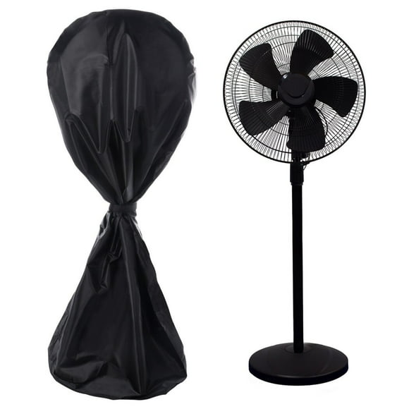 Fan cover 30''D x 57''H, Pedestal Fan Cover Full Protection, 420D Oxford Cloth Waterproof Fan Dust Cover, Standing Floor Fan Protector Cover With Drawstring for Indoor & Outdoor