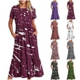 thumbnail image 1 of Yuyuzo T-Shirts à Manches Longues pour Femmes Col Rond Uni Tunique Ample Hauts Décontractés Confortables Basiques, 1 of 5