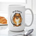 thumbnail image 6 of CafePress - Orange Pomeranian IAAM Large Mug - 15 oz Ceramic Large White Novelty Mug, 6 of 6