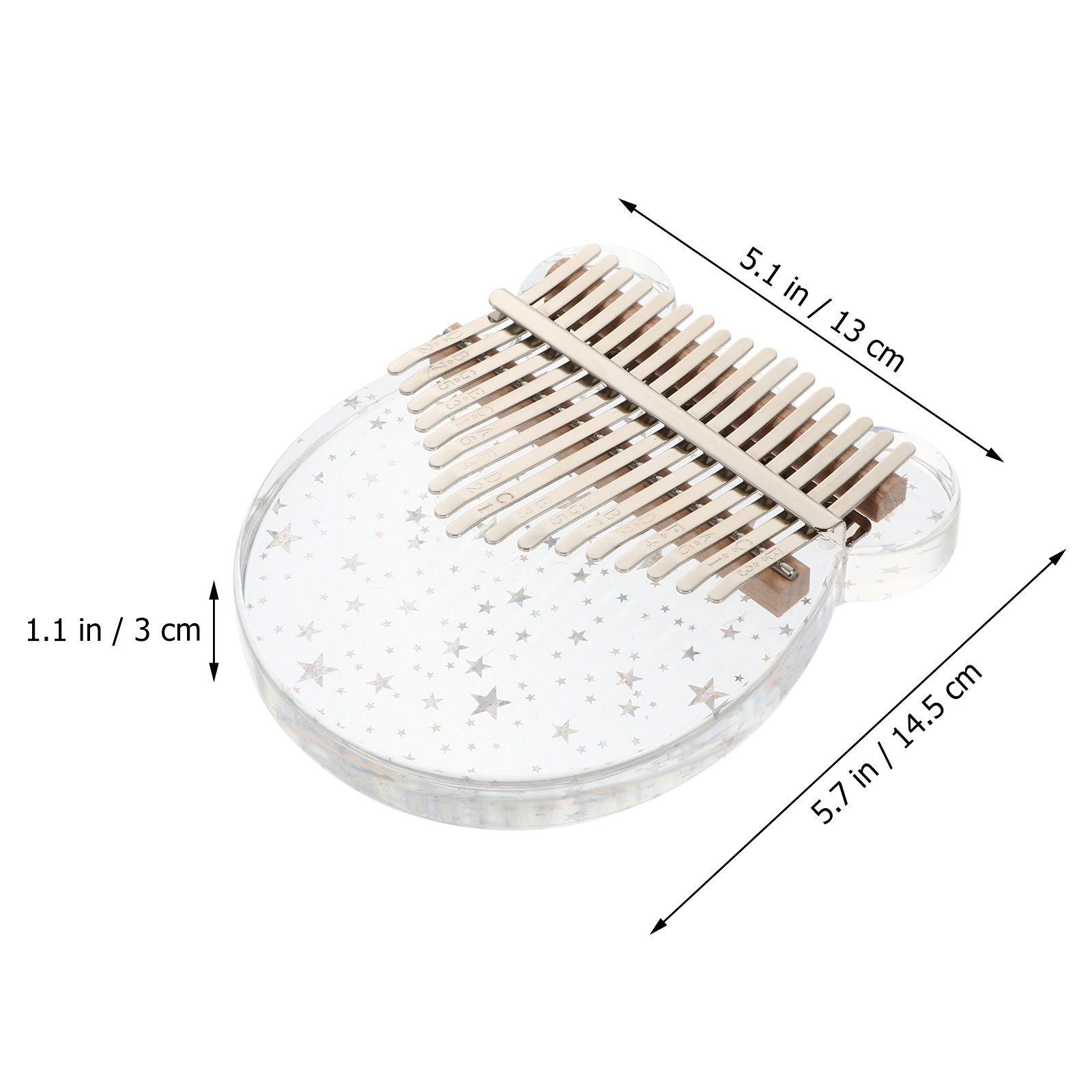 FENGGUIQU 1 Set Kalimba Thumb Piano Finger Piano Lightweight Musical Instrument with Assorted Colors