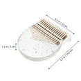 thumbnail image 3 of KAKOWELY 1Set 17 Keys Thumb Kalimba Piano Assorted Color Compact Musical Instrument, 3 of 7