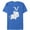 Royal Blue Heather, variant on Men's Moana Pua Hei Hei Silhouette  Graphic T-Shirt