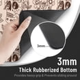 thumbnail image 3 of XMXT Non-Slip Gaming Mouse Pad, Vintage Sociopath Print Mousepad Computer Keyboard Mats Desk Pads Office Decor Accessories, 15.8"x29.59", 3 of 8