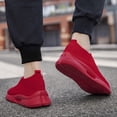 thumbnail image 5 of GLYGML Slip-On Sneakers Lightweight Breathable Sock-Style Walking Shoes with Air Hole Sole for Casual Daily Wear, 5 of 5