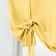 thumbnail image 5 of CUH 1PC Roman Curtain for Kids Room, Solid Color Tie-up Blackout Curtain for Kitchen, Cafe, Bathroom Small Windows - Rod Pocket, 5 of 7