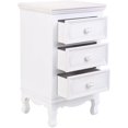 thumbnail image 1 of Mesita de Madera de 3 cajones White, 1 of 2