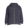 thumbnail image 5 of Terra & Sky Women's Plus Size Full-Zip Faux Sherpa Jacket, 5 of 5
