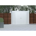 thumbnail image 3 of Arrow Select 8 x 4 x 6 ft Flute Grey Steel Storage Shed, 3 of 17