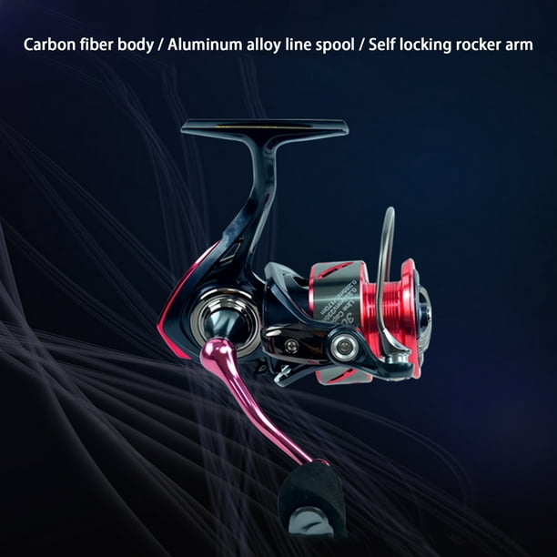 Metal Spinning Fishing Reel Carbon Fiber Ultralight 6.2:1 High Speed Smooth  Tough Oblique Mouth Lure Fishing Reel 