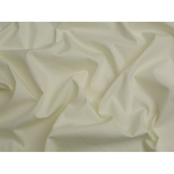 Minerva Premium Smooth 100% Cotton Poplin Fabric Cream - per yard