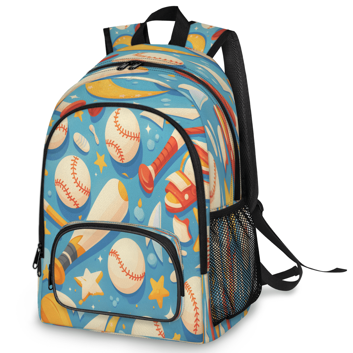 Herdesigns Baseball Theme Laptop Backpack for Women Men, 18.3 Inch Sport Gaming Large Computer Backpacks Fashion Teacher Nurse Bag Casual Daypack for Work Travel