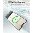 thumbnail image 3 of TEMOGU-Portable Charger for iPhone, 5000mAh Wireless Portable Charger USB C Mini Power Bank with Diamond, 22.5W Fast Battery Pack Power Bank for iPhone 15/16/17 Series, Samsung & Android Series, Blac, 3 of 4