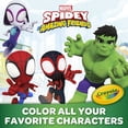 thumbnail image 5 of ( 2 Pack ) Crayola Spidey & His Amazing Friends Giant Coloring Pages, 18-Pgs, Coloring Gifts, 5 of 6