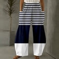 thumbnail image 2 of kaondbfi Spring Fall Essentials Casual Clothing Lady's Four Pocketed Double Printed Casual Pants Summer Casual Pants for Women, 2 of 4