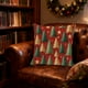 thumbnail image 4 of Funda de Almohada con Estampado de Árbol de Navidad - 45X45 Cm (18X18 Pulgadas) | Decoración para El Hogar | Poliéster | Cierre de Cremallera | Uso Interior/Exterior | Estampado Estereoscópico - Deco, 4 of 6