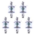 thumbnail image 1 of 5X 50ML Engine Machine Lubricator Oil Gravity Drip Feed Oiler Clear+Silver, 1 of 8