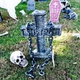 thumbnail image 2 of HEJULIK 2 Pcs Halloween Plastic Chain, 6 FT Halloween Props Fake Chains, Plastic Chain Links Creepy Costumes Accessories Haunted House Decor, 2 of 7