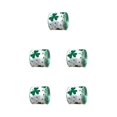 thumbnail image 2 of Ounissouiy Cintas de cinta de trébol para envolver serpentina de oro verde, suministros para fabricación de tarjetas para decoración de sala de Type2 NO2, 2 of 6