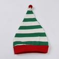 thumbnail image 4 of GYRATEDREAM My First Christmas Baby Boy/Girl Outfit Infant Stripe Jumpsuit Zipper Up Bodysuit Hat 2Pcs Set Toddler Cute Xmas Winter Clothes Green for 3-24M, 4 of 8