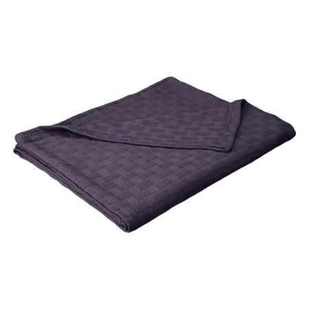 Simple Luxury Cotton Basket Weave Blanket