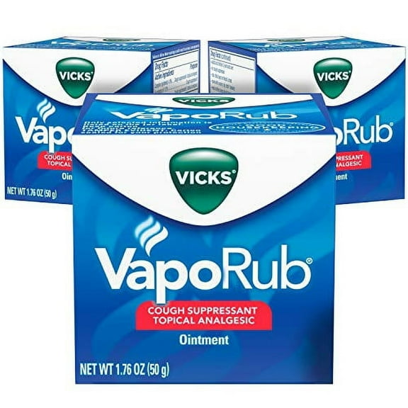 Vicks VapoRub Ointment 1.76 oz (Pack of 3)