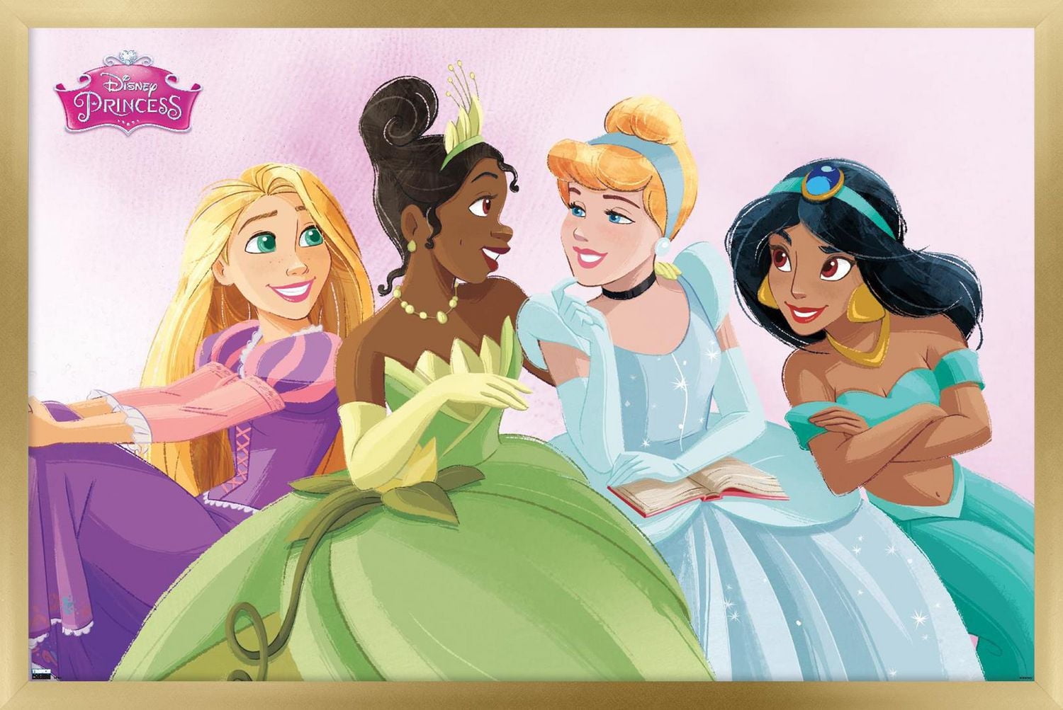 Disney Ultimate Princess Celebration - Group Wall Poster, 22.375" x 34" Framed