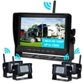 thumbnail image 7 of 7" Display AHD 1080P Wireless 4CH Rear View Backup Camera Kit for Truck Trailer, 7 of 7