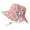 Pink, variant on Kids Sun Hat Adjustable Fisherman Cap for Outdoor Summer Beach Playground Lightweight Breathable,Size 2-6 Years