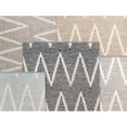 thumbnail image 3 of Pasargad Home Simplicity 8' x 10' Hand-Woven Cotton Navy/Ivory Rug - All Ages, Indoors, 3 of 5
