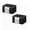 Black, variant on 90L Large Storage Bags Clothes Storage Bins Foldable Closet Organizer Storage Containers With Handles Thick Fabric For Clothing Blanket Comfor 2pcs