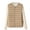 A_ Khaki, variant on Womens Winter Puffer Vest Quilted Lightweight Collarless Sleeveless Outdoor Jackets Button Warm Padded Coat Outerwear Khaki XXXXXL