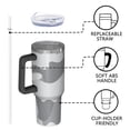 thumbnail image 5 of Camouflage 40oz Tumbler– Stainless Steel Insulated Tumbler with Handle and Straw, Large Capacity Travel Cup for Hot & Cold Drinks, 5 of 6