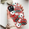thumbnail image 5 of Casino Retro Gaming Phone Case - Red Cherry 8-Ball Dice Diamond Design, Stylish for Women Men, Perfect for Parties & Daily Use, Durable Shockproof, Compatible with iPhone 11/12/13/14/15/16 (Pro Max/P, 5 of 9