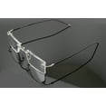 thumbnail image 4 of V.W.E. Thin Rectangle Rimless Readers with Anti-Reflective AR Coating, 4 of 4