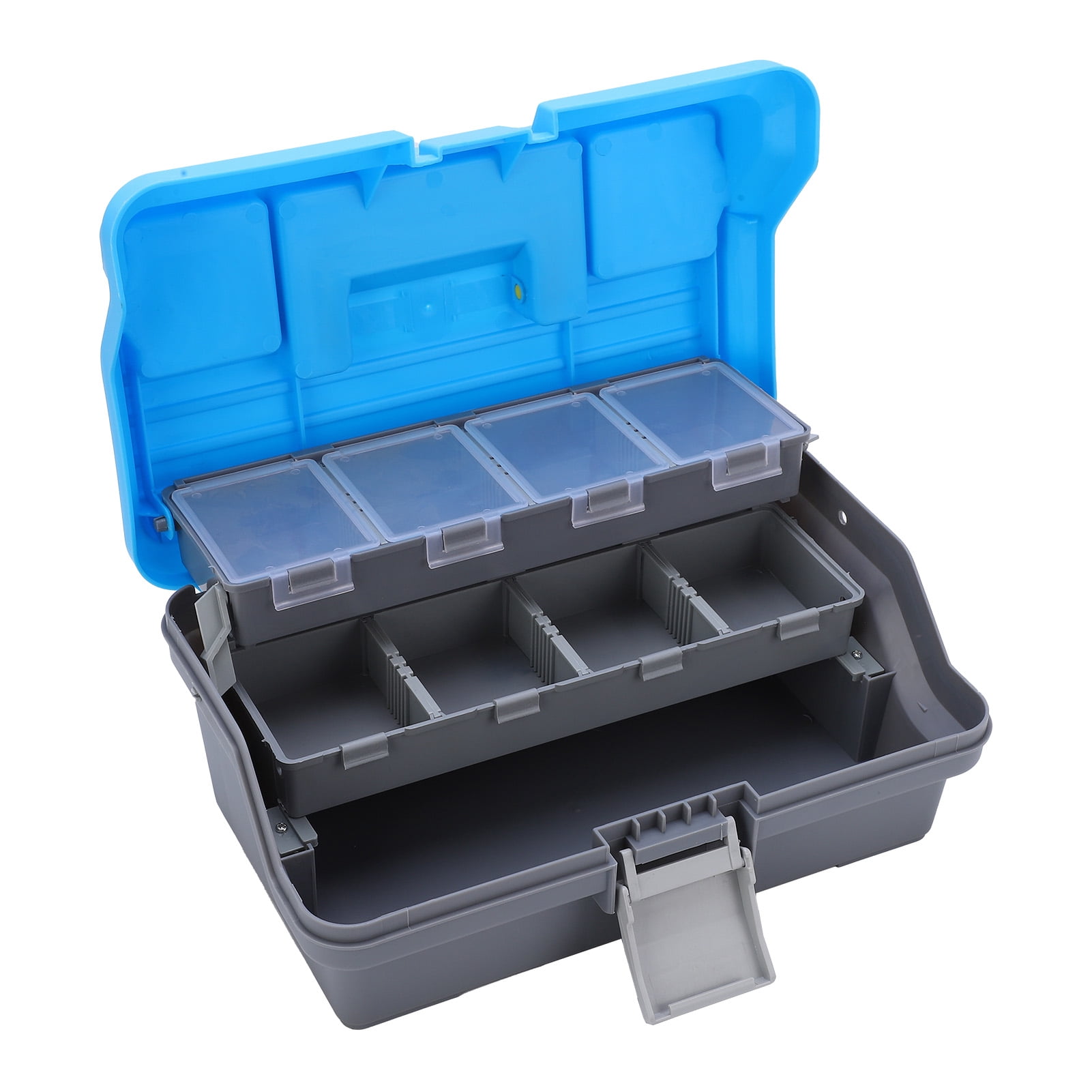 Classic Tray Tackle Box, Fishing Gear Box Multifunctional With Three-layer For For Fishing
