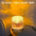 thumbnail image 4 of Home Decor Qwtwty Lampe de Nuit Ambiante à Effet d'Eau LED, Lampe de Table à Projection Rotative Rechargeable par USB avec Télécommande, Changement de Couleur Réglable pour la Chambre en Liquidation, 4 of 9