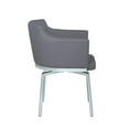 thumbnail image 3 of Milan Fauteuils Club Danah avec Dossier Pivotant à Mémoire, Gris (Ensemble de 2), 3 of 8