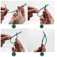 thumbnail image 3 of Sky Pro Adjustable Plant Ties, 13 cm Twist Ties Green 100 Pieces 100 Pack, 3 of 5