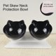thumbnail image 4 of Cuenco inclinado para gatos con diseño de 15, soporte protector para el cuello, cuenco alimentador de agua y comida para mascotas elevado, 4 of 5