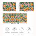 thumbnail image 2 of Yayeee Pillowcase Standard Size Set of 2 Satin Wrinkle Resistant Pillow Case, Pink Oranges, 2 of 8