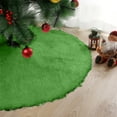 thumbnail image 3 of Cheapark Plush Christmas Tree Skirt - Round Non-Slip Rug, Merry Xmas Decor for Living Room & Bedroom, Soft Floor Carpet for Tree Bottom Ambiance, 3 of 6
