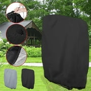 BUTORY Garden Patio Folding Recliner Chair Cover Waterproof 210D Oxford Fabric Zero Gravity Chair Covers with Storage Bag for Home Bar Wedding Party Decor