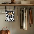 thumbnail image 4 of ZIATUBLE Cow Print Clothes Pin Storage Bag Washable Hanging Clothespin Bag 2 Piece Easy to Install Hanging Clothes Pins Bag Holder Outdoor Heavy Duty Clothespin Bag for Clothesline Outdoor, 4 of 7