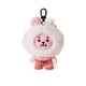 thumbnail image 1 of Llavero de peluche de conejo rosa de 10 cm para grupo de jóvenes, 1 of 1