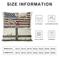 thumbnail image 5 of American Flag Decorative Throw Pillow Cover, Patriotic America Farm USA Home Decor Cushion Case for Sofa Couch, 5 of 5