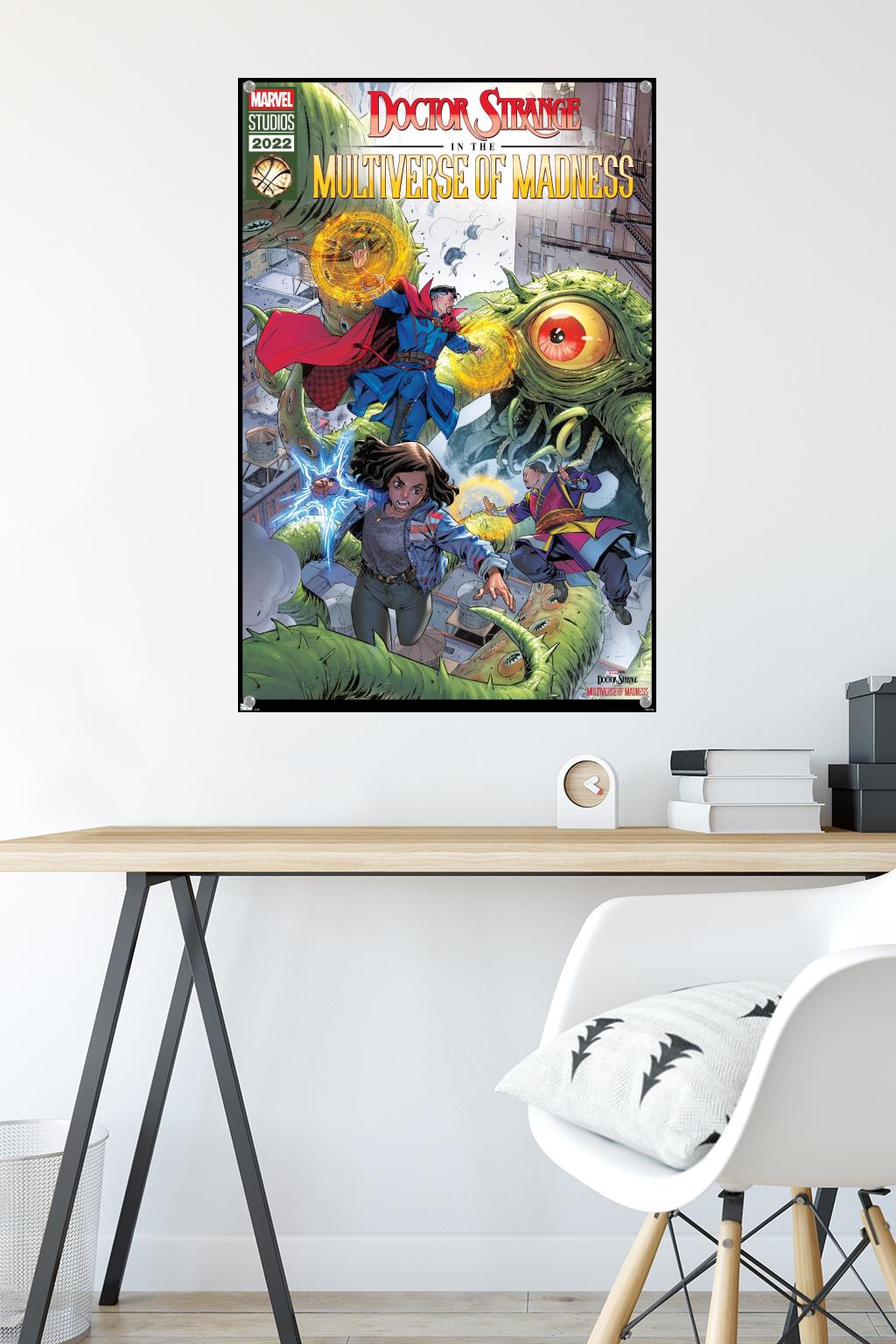 Marvel Doctor Strange in the Multiverse of Madness - Action Wall Poster with Pushpins, 22.375" x 34"